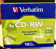 CD-RW Rewritable 10 Pack New ￼￼￼