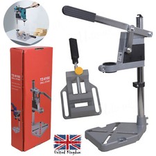 Adjustable Hand Drilling Press Stand Workbench Pillar Clamp + Drill Press Vice