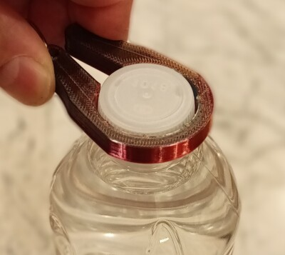 #ad Five Tri Color 3D Printed plastic Water Soda Bottle cap easy opener keychains. $8.99