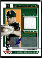 2023 Panini Stars & Stripes Creedon Cockrell Autograph Relic 24/72 South Africa