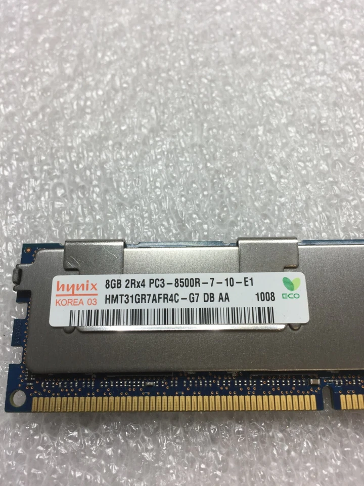 Hynix 16GB (2x 8GB) 2Rx4 PC3-10600R Server RAM HMT31GR7AFR4C-H9 FREE S/H - Image 3 of 4