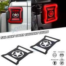 Star Rear Tail Light Cover Decoration Lamp Hoods For Jeep Wrangler JL JLU 2018+
