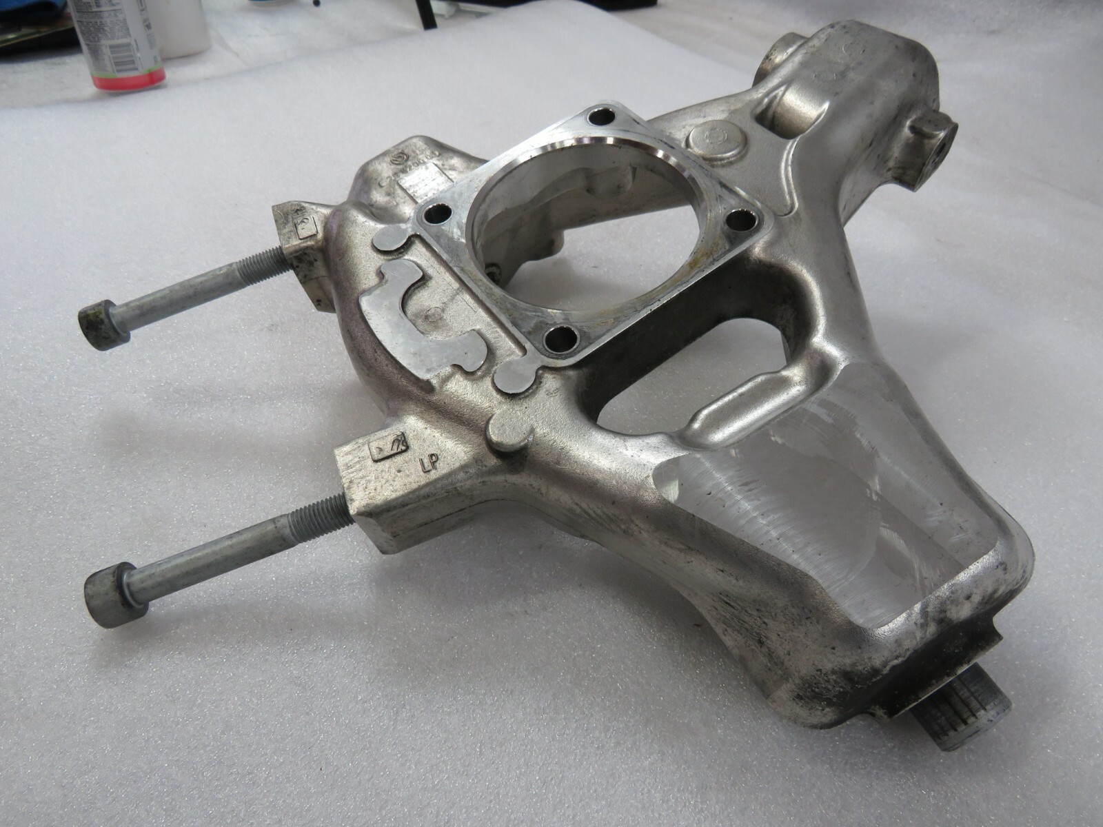 Ferrari 599 GTB, RH, Front Spindle / Knuckle w/out Hub, CCM, Used, P/N 219552