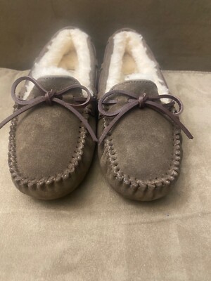 UGG Dakota Women's Moccasin Slipper, Size 5 Espresso (5612WESP)
