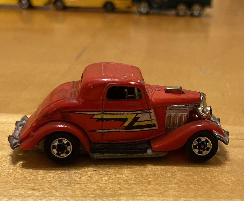 Vintage 1987 Hot Wheels ZZ Top Eliminator 3Window '34 Ford Rare