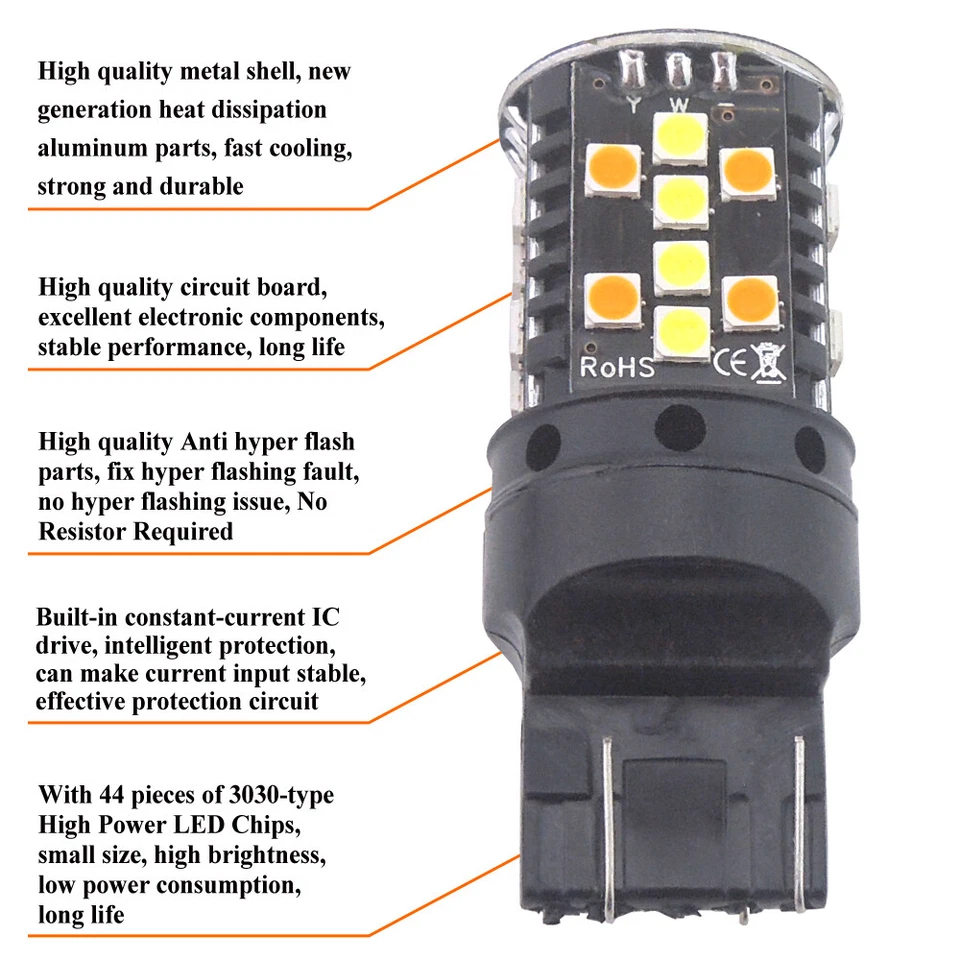 Kit LED sin Hyper Flash Switchback para Honda ST1300 2003-2012 señales de giro con DRL Foto 3 de 4