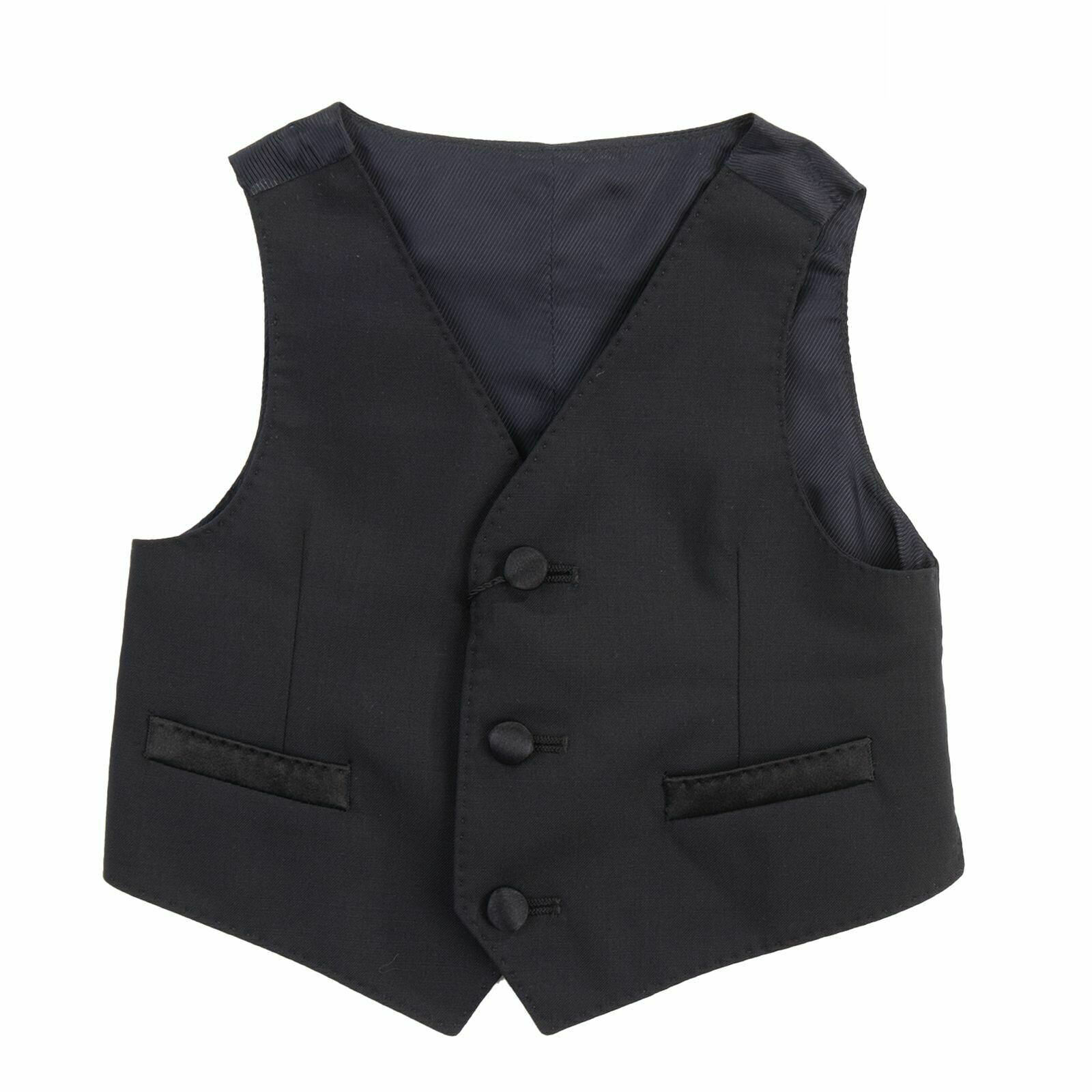 BNWT DOLCE & GABBANA Waistcoat Vest Black Silk & Wool Blend Size 3-6M Baby £145