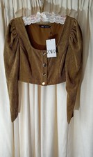 New Zara Jacket Bust 32 Or Tight 34 Inch (look Great With Jane Austin Dress)