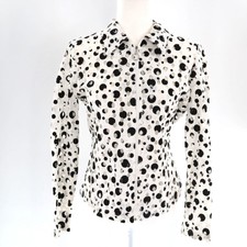 Libra Embroidered Polka Dot Jacket Womens Size Small Retro Party Burningman