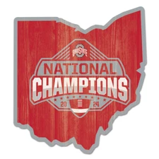 Ohio State Buckeyes 2024 National Champions Vinyl Die Cut Sticker Decal 27