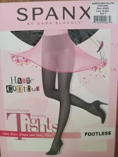 Spanks Assets High Faluton Footless Size F Black