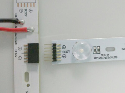10x 1M 12V LED Modul Starrleiste mit optischer Linse für Leuchtkasten Hintergrundbeleuchtung, Schilder