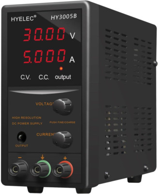 DC Power Supply Variable,  30V 5A Adjustable Switching Regulated DC Bench Power 
