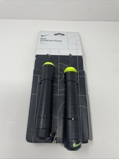 Nike Training Weighted 9  Jump Rope 5LB Weights Fitness Workout Gym Equipment