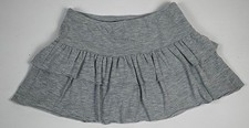 LIMITED TOO GIRLS SIZE 8 GREY RUFFLED SKORT GRAY