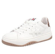 2star Street Star - Sneakers In Pelle Bianco - Taglia 38 [24.9cm] Scarpe Donna