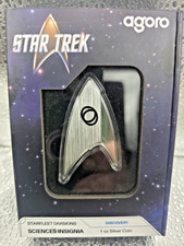 Star Trek? 1 Oz silver coin Sciences Insignia Starfleet Divisions (2.) 2024 -