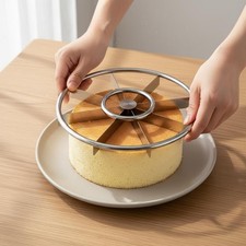 8 Scheiben Kuchen Teiler Einfach zu bedienen Backwerkzeug Mehrzweck für Küche, Bäcker