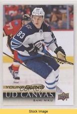 2018-19 Upper Deck UD Canvas Young Guns Sami Niku #C99 READ 0b3