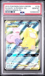 Slowpoke & Psyduck GX - 218/236 - Unified Minds - Alternate Full Art