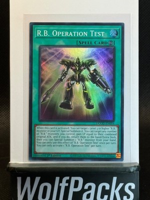 2025 Yu-Gi-Oh! Spell Card R.B. Operation Test #DOOD-EN094 1st Edition Super Rare