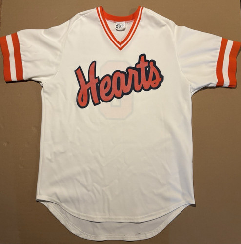 VTG 1980's Bloomington (IL) Hearts Fastpitch Softball Pullover Jersey #6 - Large