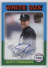 2021 Archives Fan Favorite 1975 Topps Scott Podsednik #FFA-SP Auto 1fa0