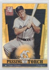 2002 Donruss Elite Passing the Torch 801/1000 Duke Snider #PT-21 HOF 0a1