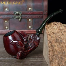 Carved Claw Holding Egg Tobacco Pipe Freehand Pipe Rusticated Briar Smoking Pipe