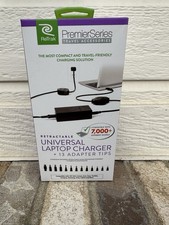 Retrak Retractable Universal Laptop Charger With 13 Adapter Tips