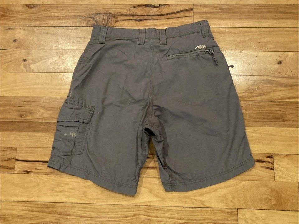 Pantalones Cortos Mountain Khakis Granite Creek Gris 100% Nylon Bolsillo Para Hombres 30 x 8 Foto 4 de 4