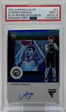 Alperen Sengun Rookie Auto PSA 9/10- 2021 Panini Chronicles DP Flux ‘Blue’ /49