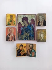 Orthodox Christian Icons | Set of Six Handmade Wooden  Icons | FREE SHIPPING!