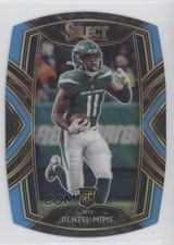 2020 Panini Select Club Level Light Blue Prizm Die-Cut Denzel Mims #263 fm0