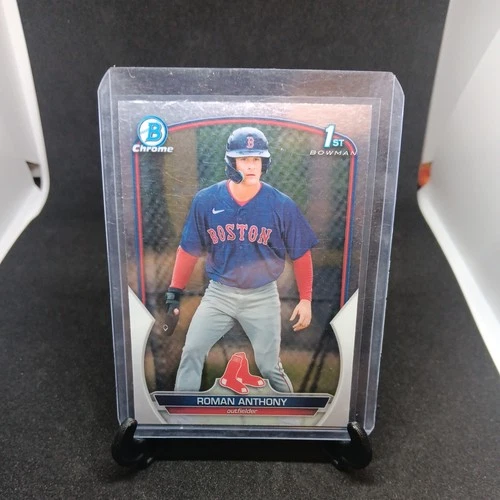 2023 Bowman Chrome Roman Anthony 1st Bowman Rookie Card Boston Red Sox