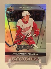 2025-26 UD MVP Silver Collection AXEL SANDIN-PELLIKKA Silver Script Rookie #255