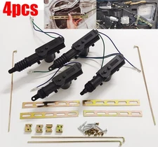 4Pcs Universal 2 Wires 12V Car Auto Motor Heavy Duty Power Door Lock Actuator US