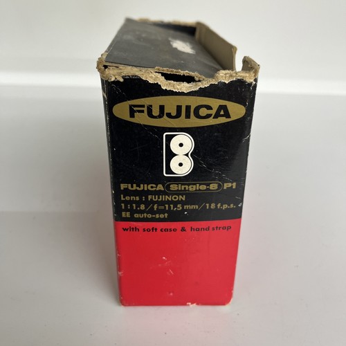 Fujica Single-8 P1 Movie Camera w/ Box, Case & Manual – Vintage Japan - Picture 13 of 14
