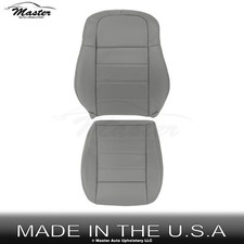 2006-2008 Fits Dodge Magnum Leatherette Driver Side Seat Covers Light Slate Gray