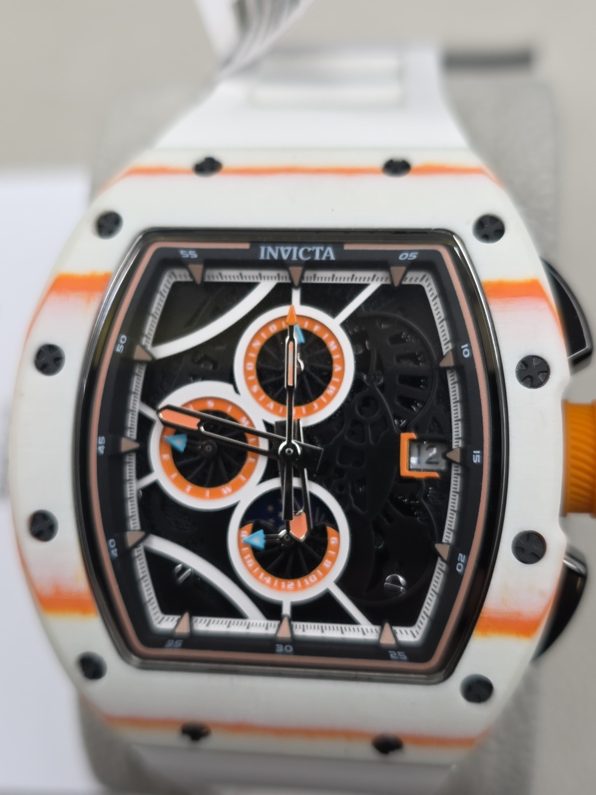 Tree Phase Color 🔥NEW🔥Invicta S1 Rally Dual Colors AUTOMATIC Men’s Watch Orange/Whi 41MM ...