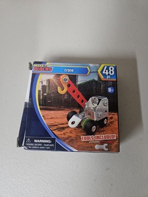 Make-it Blocks ~ 48 piece ~ Crane ~ Tools Included - NEW in Box!