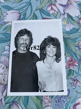 Kris Kristofferson Jane Fonda 5x7 Black & White Photo