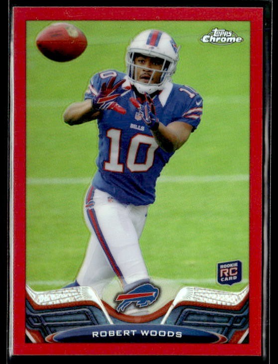 L49,901 - 2013 Topps Chrome Red Refractors #3 Robert Woods /25