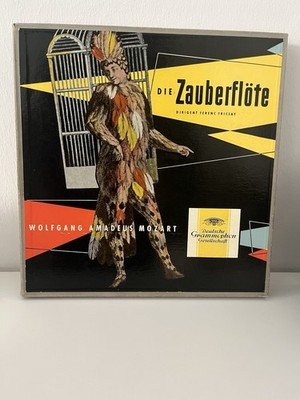 Schallplatte Mozart: Die Zauberflöte. Deutsche Grammophon White Tulips Label