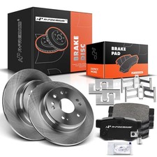 Honda CR-V Rear Disc Brake Rotors & Ceramic Brake Pads Kit APBRPR068 NEW