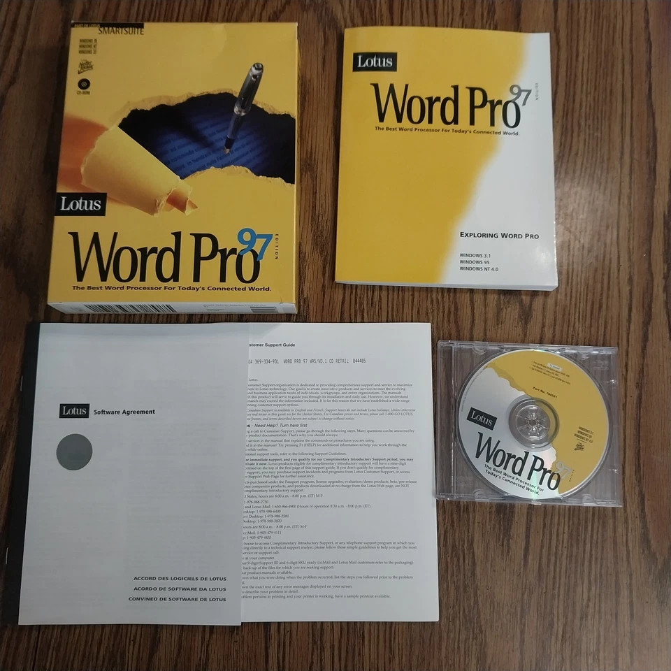 Lotus~Word Pro~97 Edition~Windows 3.1/95/NT 4.0