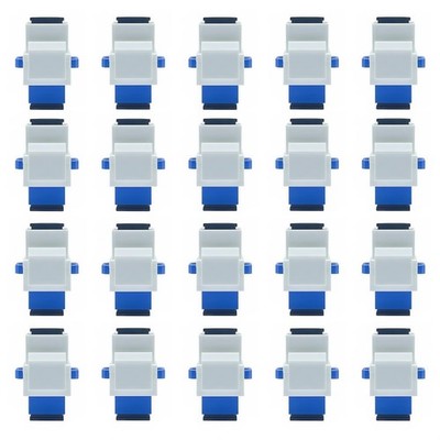 SC/UPC Fiber Optic Coupler Keystone Jack SC Simplex Singlemode Adapter 20PCS