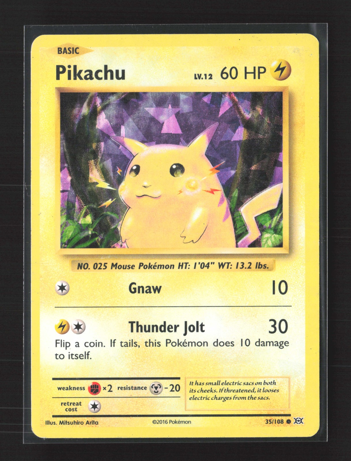 Pokemon Deck Exclusives #035/108 Holo Rare, Holo Pikachu