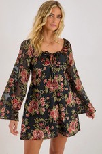 Nastygal Black Mini Dress Womens Daywear Dresses