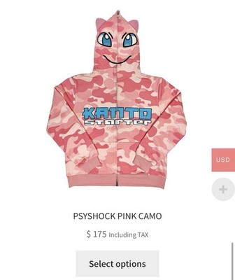 Mew Kanto Starter Hoodie | eBay